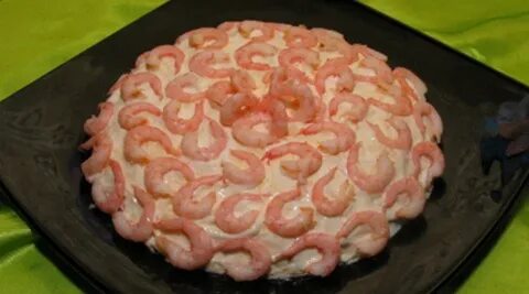 Салат рыба креветки яйцо