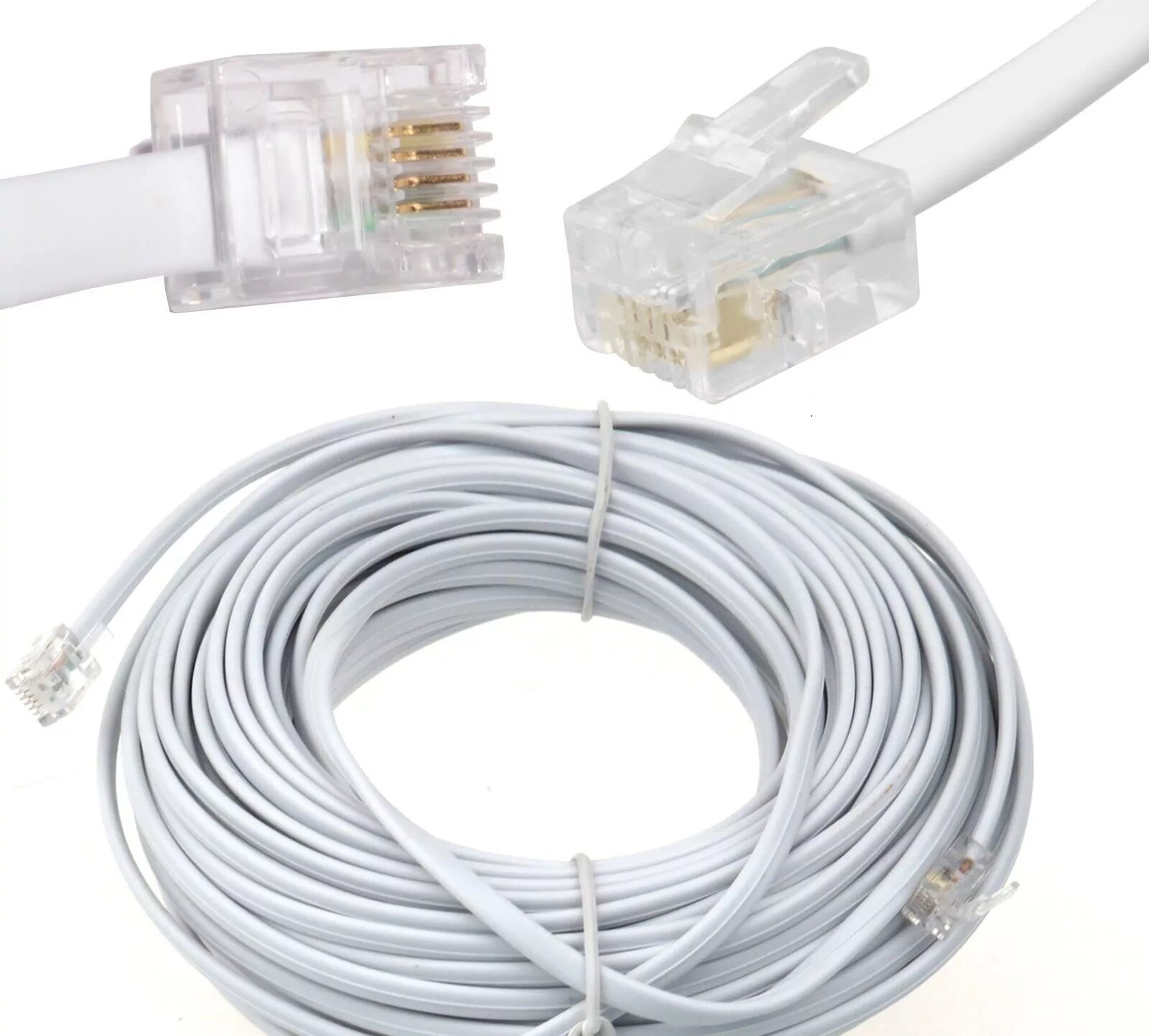 3M Meter RJ11 Zu RJ-11 ADSL Broadband Internet Router Modem Telefon Kabel UK eBa