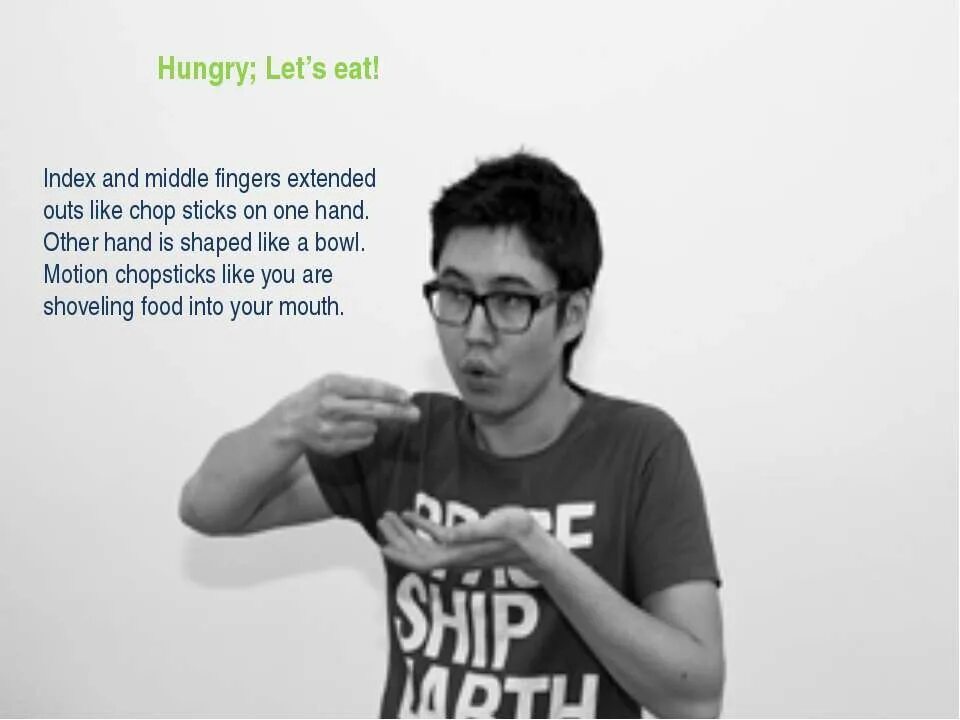 Hungry lets go and eat something