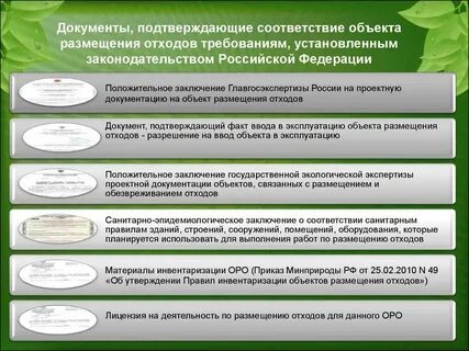Требования к сбору и размещению отходов