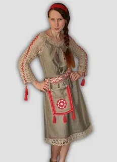 Русский костюм лен