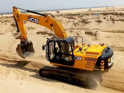 Гусеничный экскаватор jcb