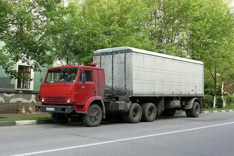 Камаз с прицепом