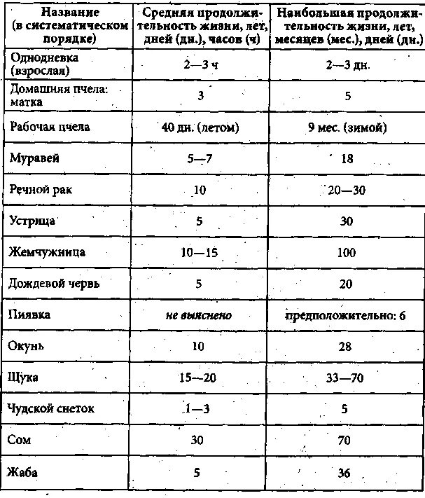 Как связаны плодовитость продолжительность жизни и размеры