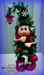 Елки из фоамирана своими руками новогодние