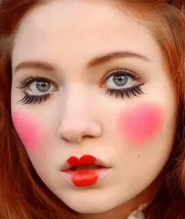 Красное лицо и губы