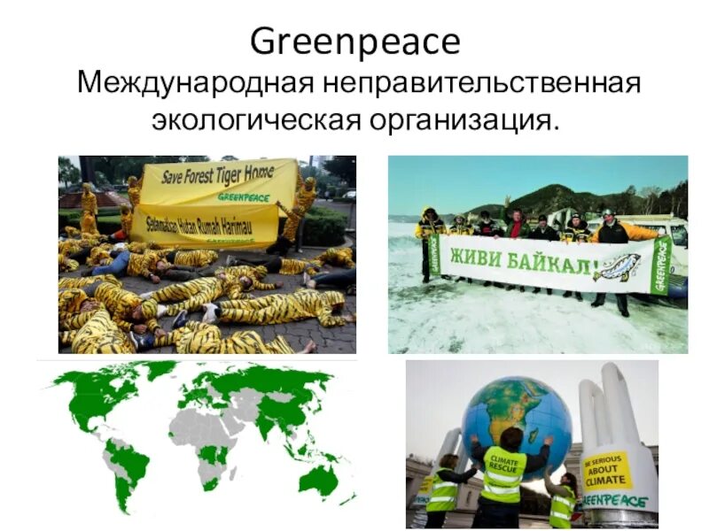 Greenpeace organization