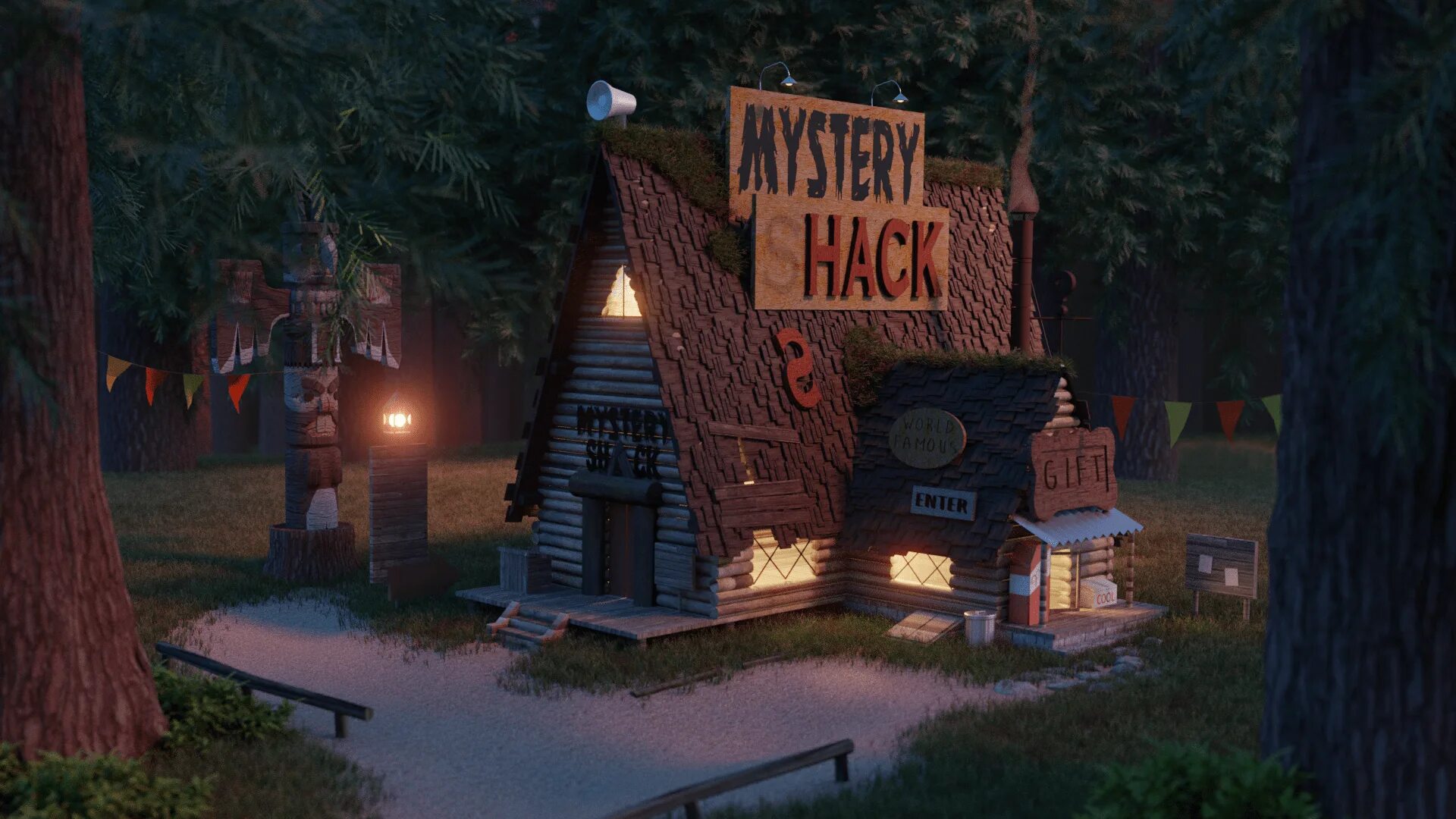 Хижина Mystery Shack. Штат Орегон Гравити Фолз реальный город. Штат Орегон городок Гравити Фолз. Хижина чудес Гравити Фолз.