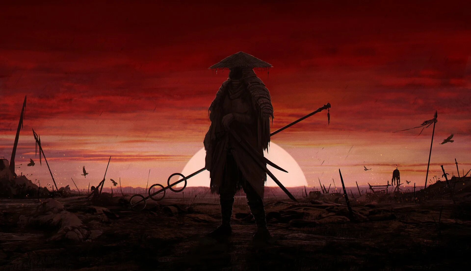 Самурай на фоне луны. Ронин в тени. Samurai ☯ japanese lofi hiphop mix. Падший воин ронин самурай. Японский воин самурай.