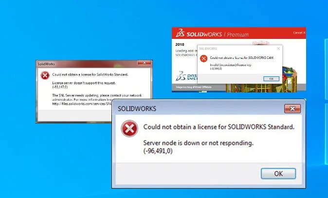 Ошибка license. Ошибка solidworks "не получилось". Ошибка солидворкс не получилось.