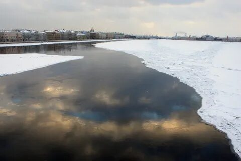 Лед на москве реке