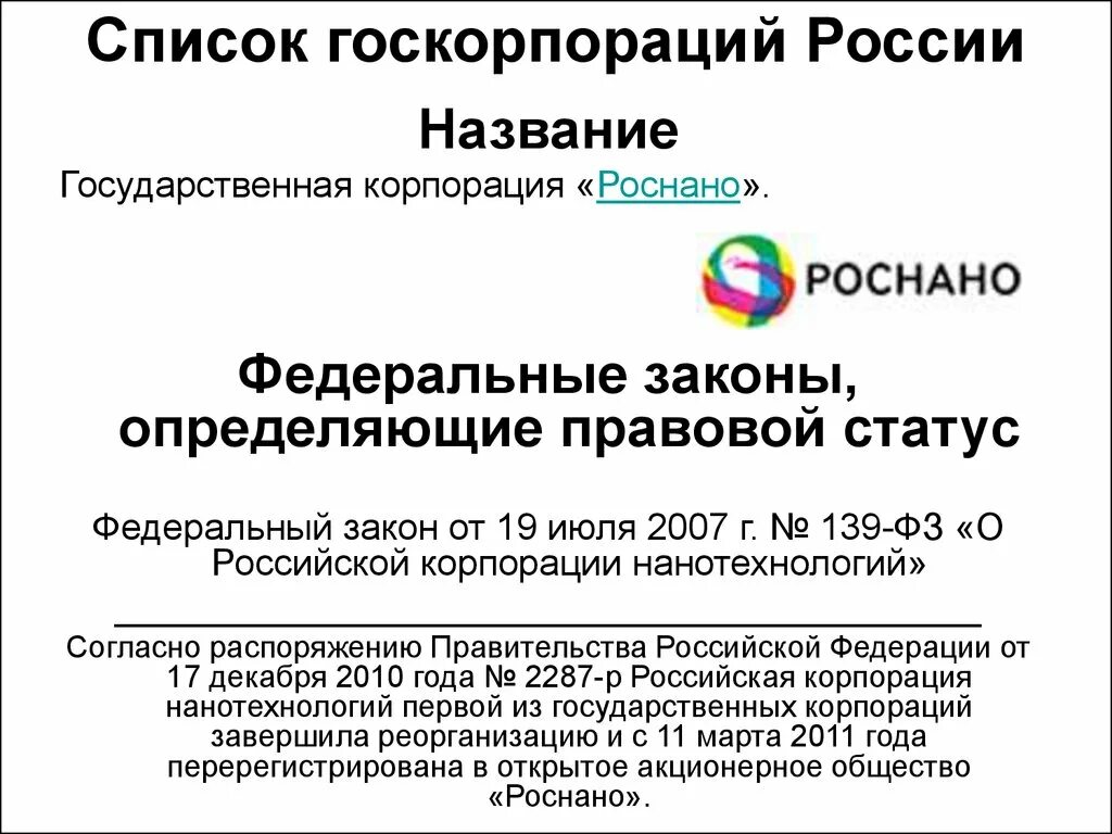 Государственные корпорации России. Правовой статус государственных корпораций. Государственные корпорации список. Госкорпорации России.