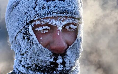 Замерз на снегу правильно