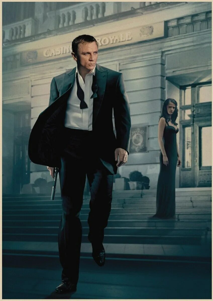 Posters 7. Дэниел Крейг 007 казино рояль. Агент 007 казино рояль Постер. Дэниел Крейг 2006 казино рояль.