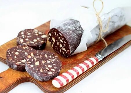 Домашняя колбаска пирожное
