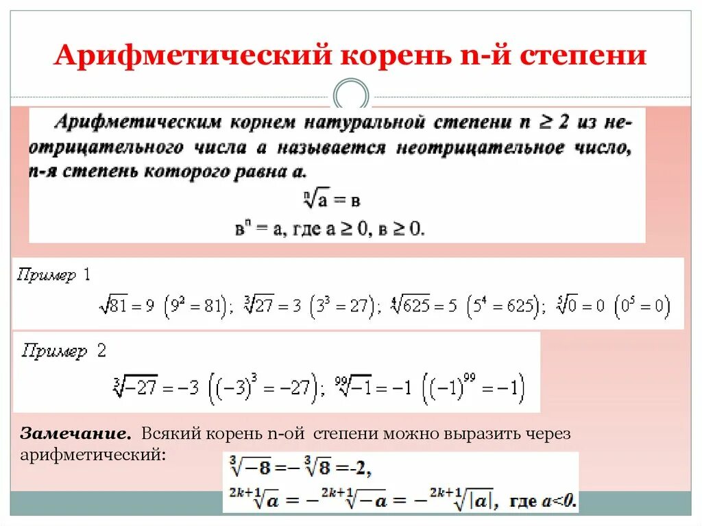 N степень 9 класс. Арифметический корень натуральной степени. Арифметический корень натуральной степени 10 класс. Арифметический корень натуральной степени 10 класс задания. Понятие корня н Ной степени.