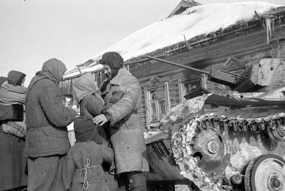 Сталинградская битва 1941. Советский танк 1943 года