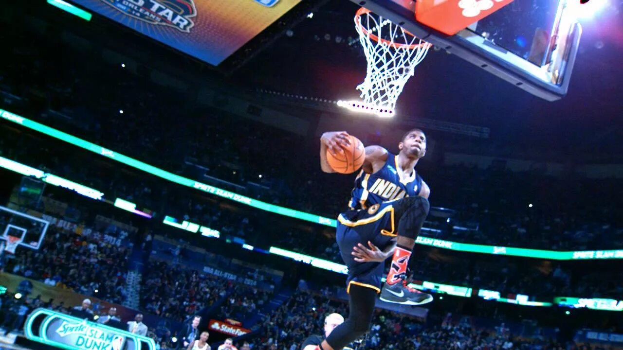 George has basketball lessons every week. Данк 360. paul george dunk 360. paul george indiana. paul george дальний бросок.