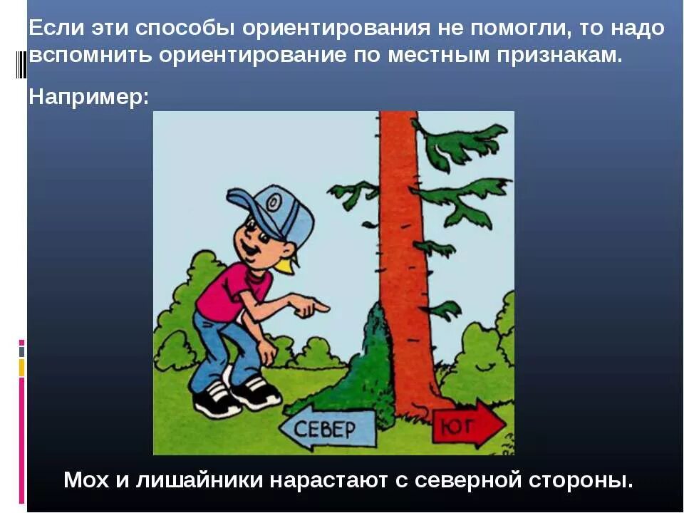 Ориентирование на местности видео 2 класс. Ориентирование на местности. Ориентация на местности. Способы ориентирования. Способы ориентировки на местности.