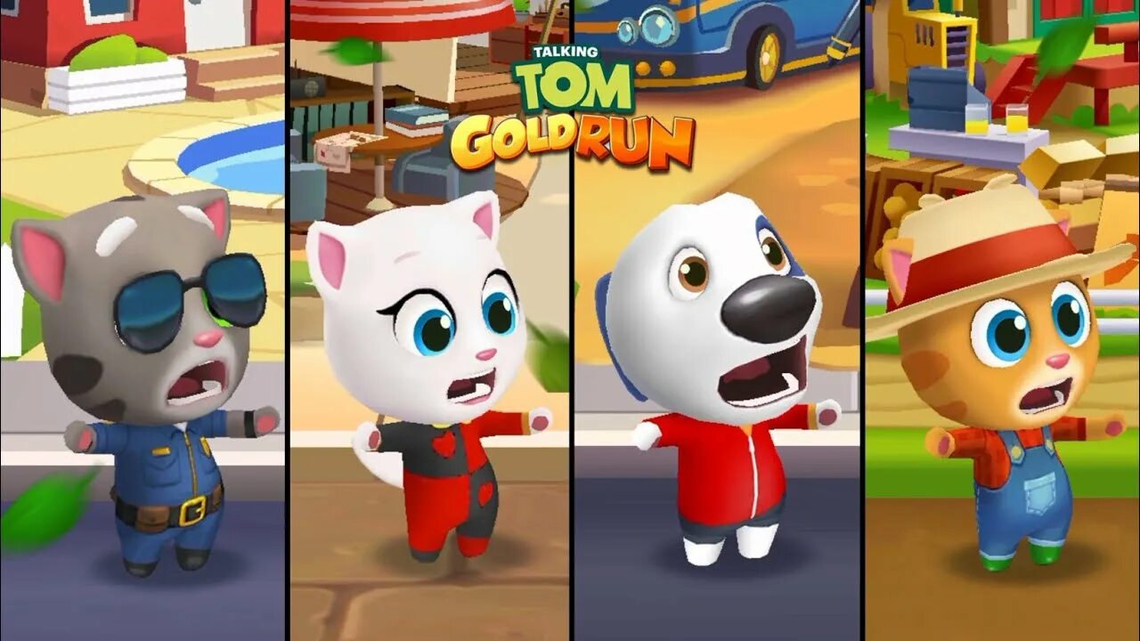 Talking tom gold run old version. Talking tom gold run farmer ginger.