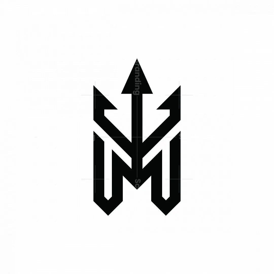 Трезубец эмблема. Лого Тридент. Trident logo.