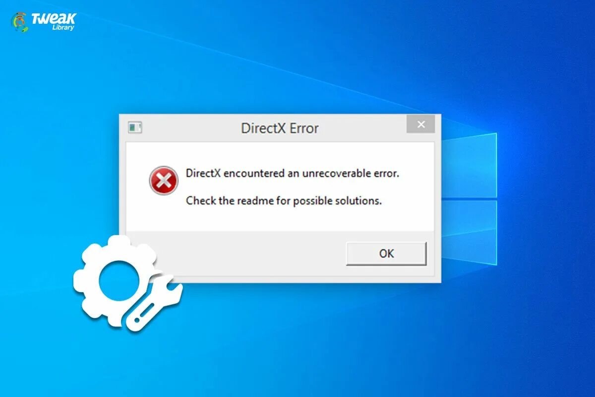 Ошибка DIRECTX. Ошибка check direct. The application encountered an unrecoverable Error. DIRECTX R encountered an unrecoverable Error.