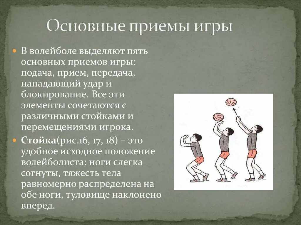 Основные приемы. Основные приемы в волейболе. Волейбол презентация по физкультуре. Технические приемы в волейболе. Прием в волейболе.