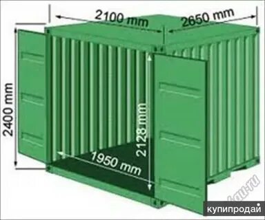 Контейнер 5 размеры