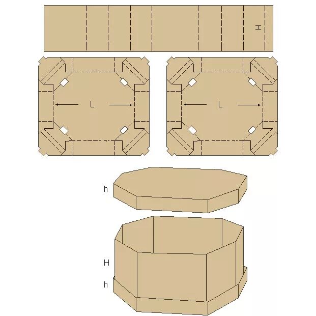 Короб FEFCO 0427. Развертка FEFCO 0427. Коробка квадрат FEFCO. Развертки самосборных коробок. Сделать развертку коробки