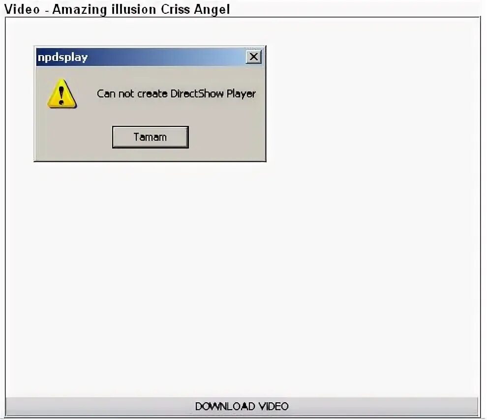 Can not create. Can not create
