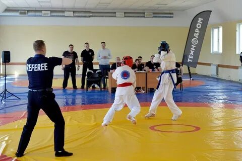Прошли соревнования по рукопашному бою