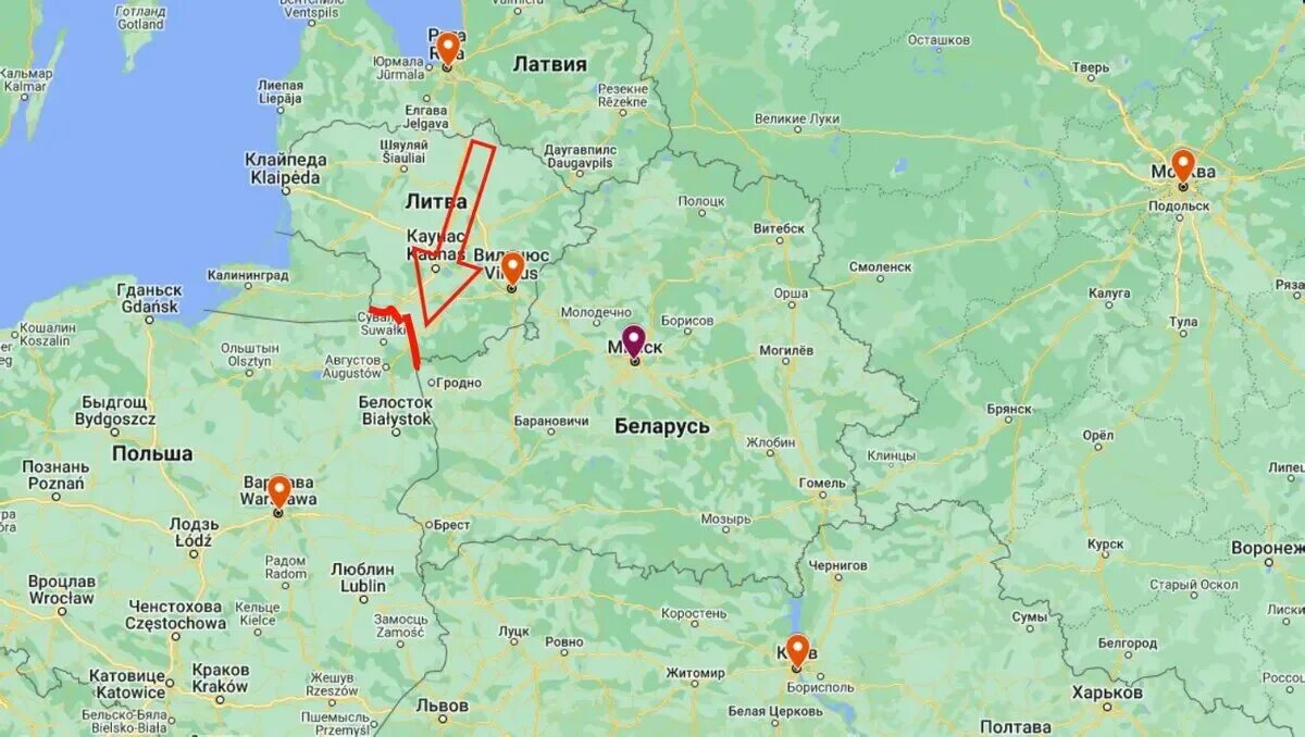 Калининград сувальский коридор. Сувалкский коридор кому принадлежит история. Белоруссия и калининград карта сувальский коридор. Сувалковский коридор на карте. Сувалкский коридор кому принадлежит история.