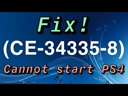 Ошибка ce 34335 8