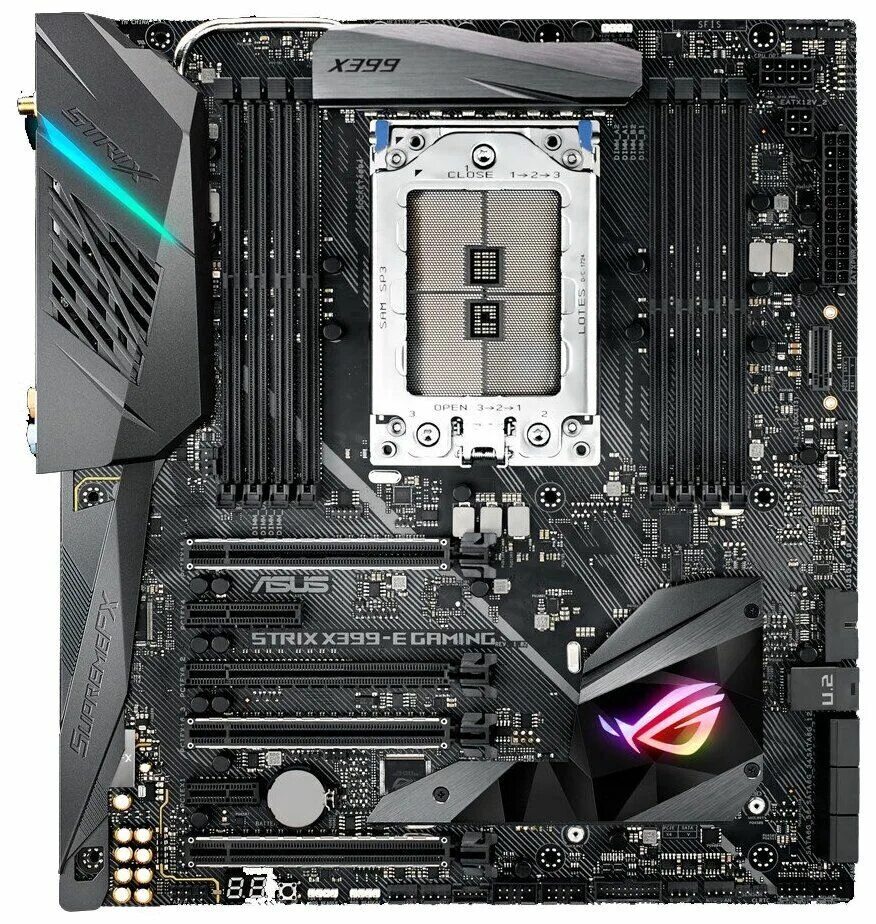 Материнская плата ASUS ROG Strix. ROG Strix x399-e Gaming. ASUS ROG Strix материнка. X399 ROG Strix.