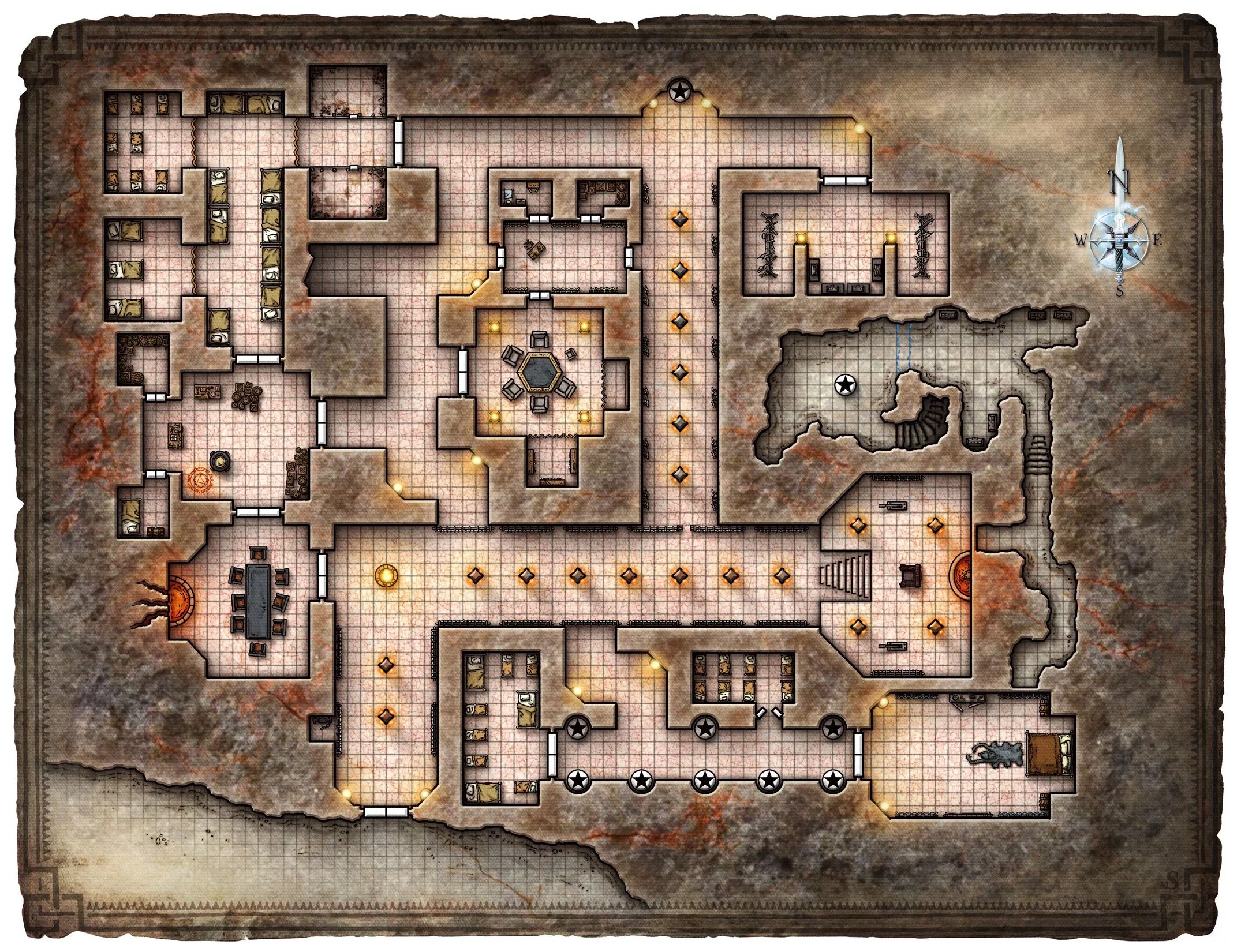 Карта крепости ДНД. Древний храм ДНД. Карты ДНД 5. Ролл 20 ДНД Battle Map замок.