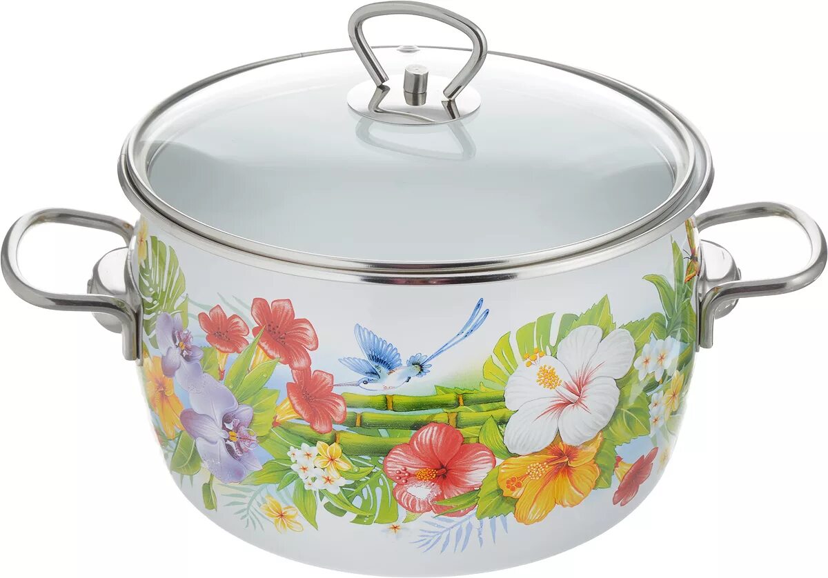 Набор посуды калина красная. Кастрюля 4. Кастрюля 4л. 4л и3040а. Стальэмаль кастрюли.