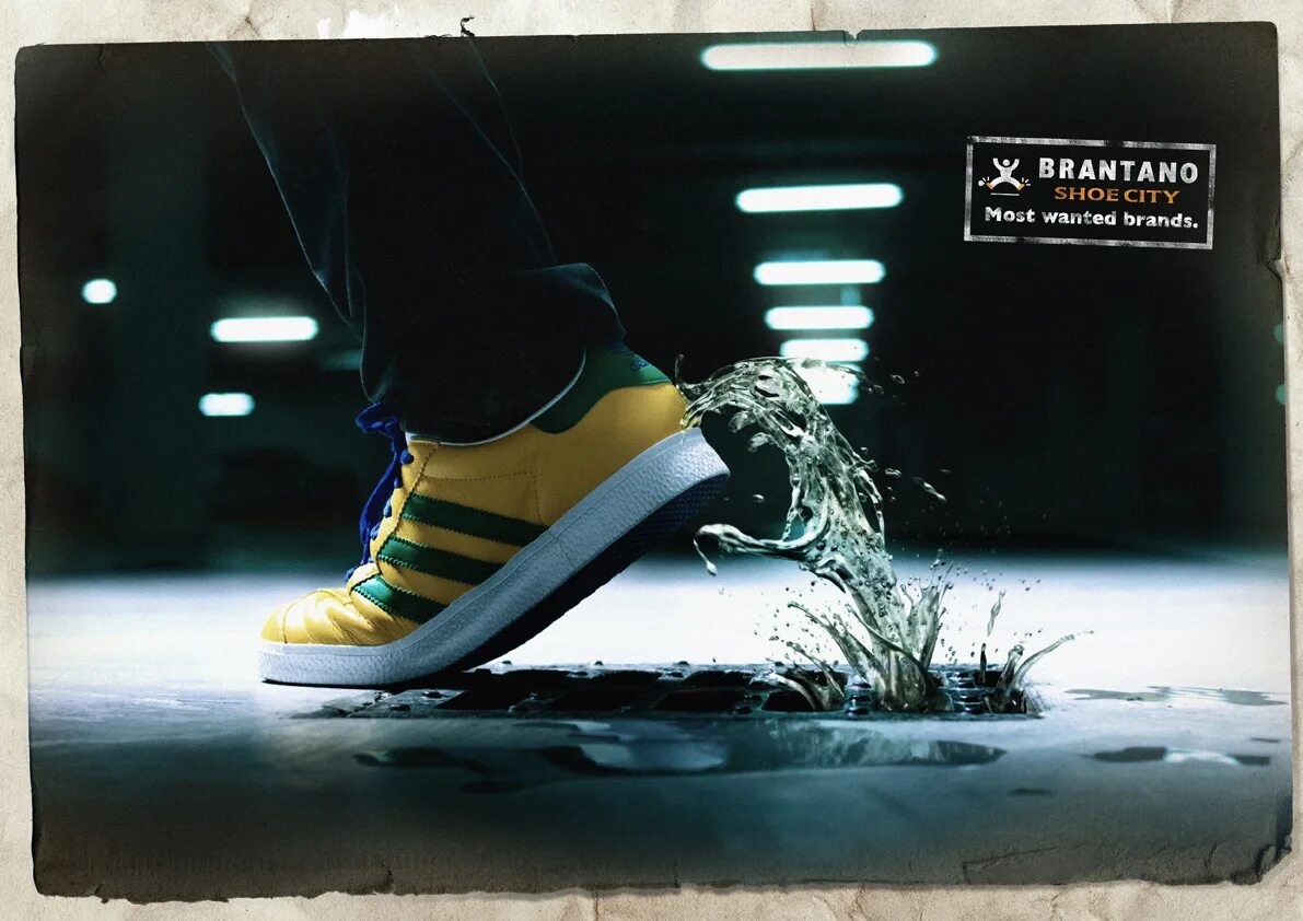 Креативная реклама обуви. Рекламный креатив кроссовок. Необычная реклама обуви. Креативная реклама кроссовок.
