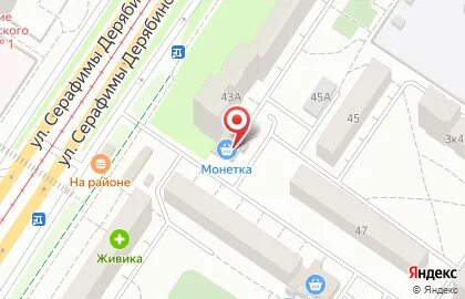 Карта екатеринбурга серафимы дерябиной
