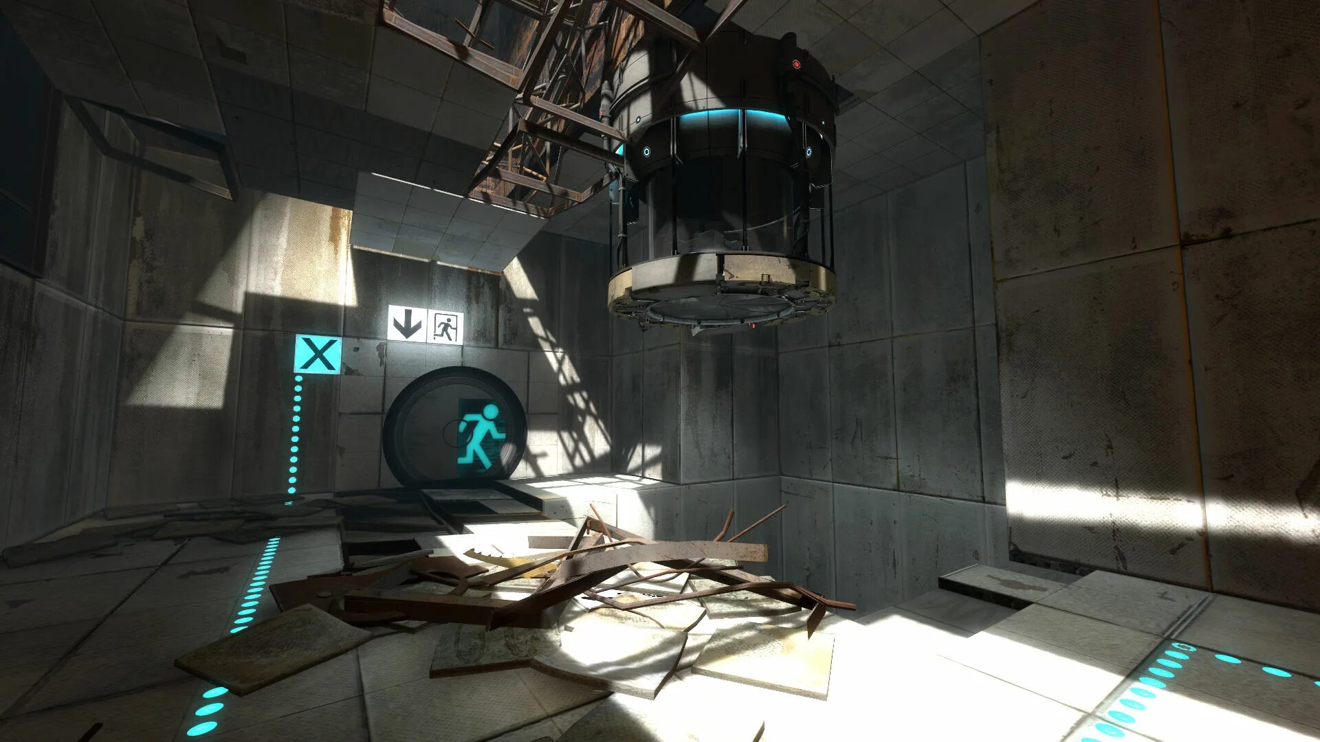 Уровень портала игры. Игра Portal 2. Portal 2 на ПС. Portal 2 Valve. Portal 2 Desolation.