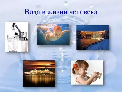 Картинки вода в жизни человека