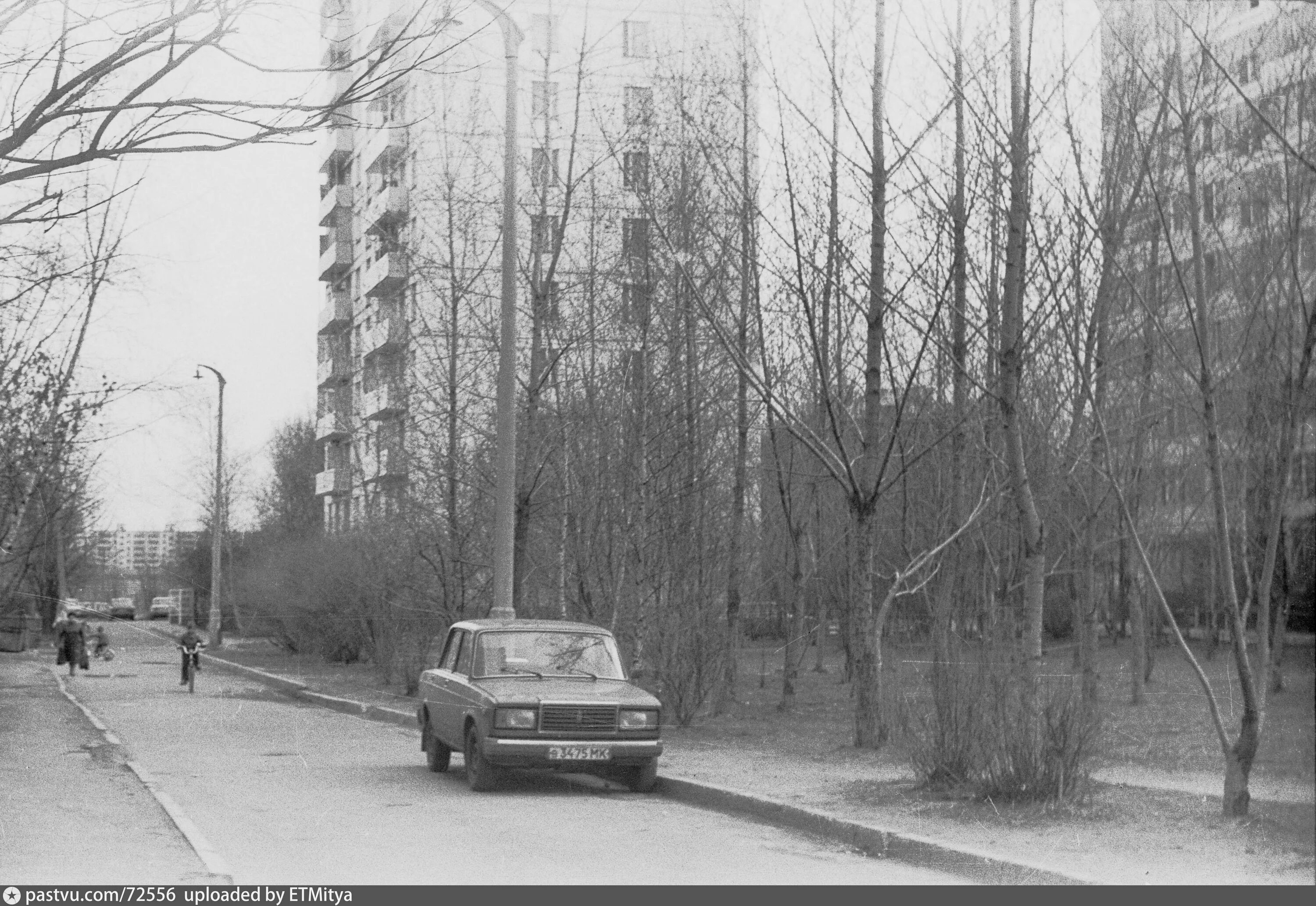 Футбольное поле школы № 905 - Retro photos