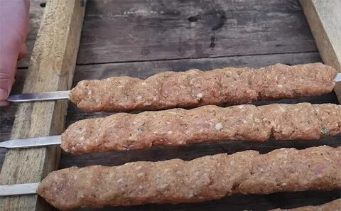 Люля кебаб на мангале из фарша рецепт