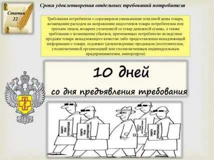 Срок возмещения расходов на устранение недостатков