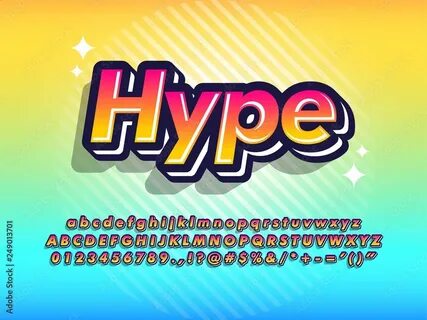 Popping font