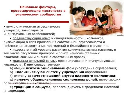 Профилактика жестокости
