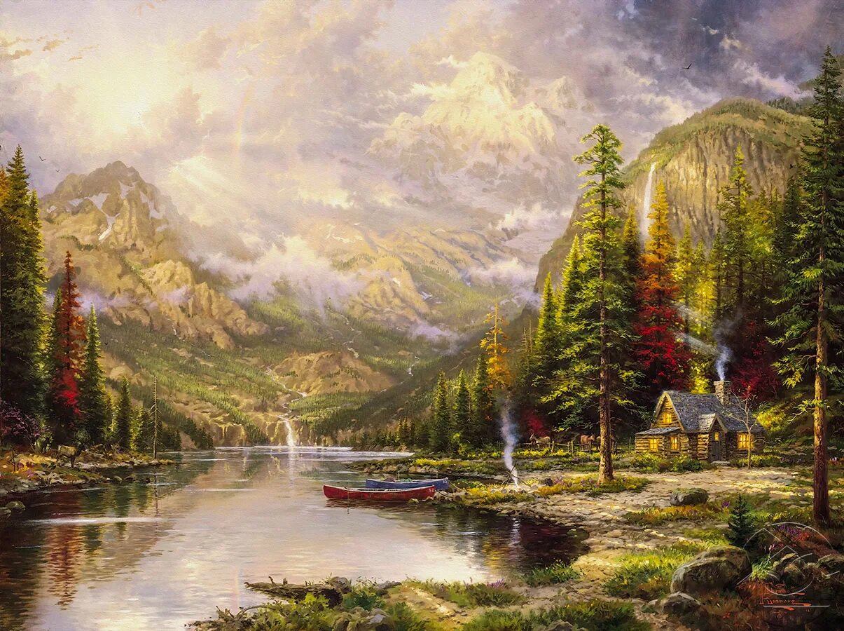 Живопись природа. Bob ross, "горная река". Картина величие природы. Картина величие природы. Albert bierstadt художник.