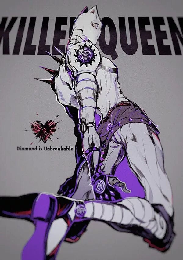 Kill queen. Killer Queen Jojo Манга. Киллер Квин Джоджо арт. Killer Queen Джоджо арт.