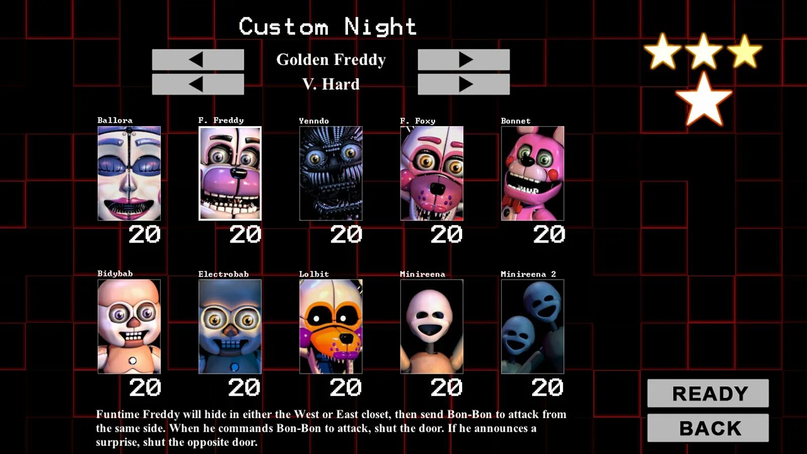 Five nights at freddys мод. Five nights at freddy&#039;s 1 кастом найт. фнаф 5 кастом найт. fnaf sl custom night. fnaf sister location custom night комната.