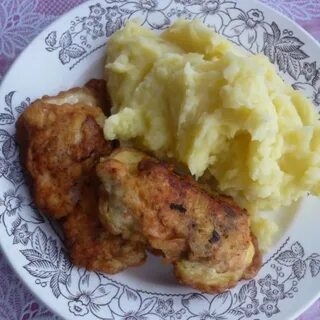 Жареное картофельное пюре