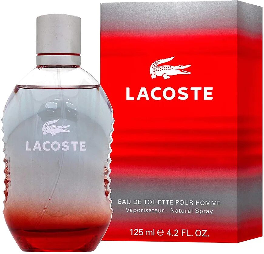 Lacoste Red Style in Play men 125ml EDT. Lacoste Style in Play men 125ml EDT Tester. Lacoste Style in Play Red, EDT, 125 ml. Lacoste туалетная вода Style in Play, 125 мл.